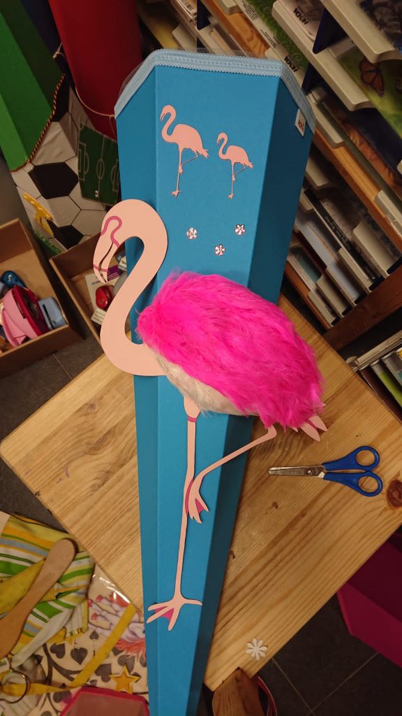 Schultüte Flamingo 3D