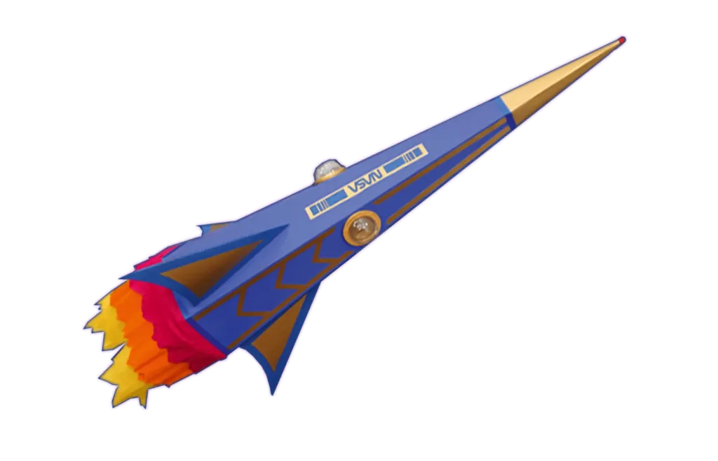 Schultüte als Rakete aus der Schultüten-Werkstatt