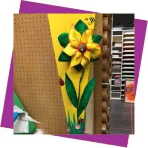 Schultüte Sonnenblume mit Biene